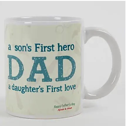 My First Hero Mug For Dad